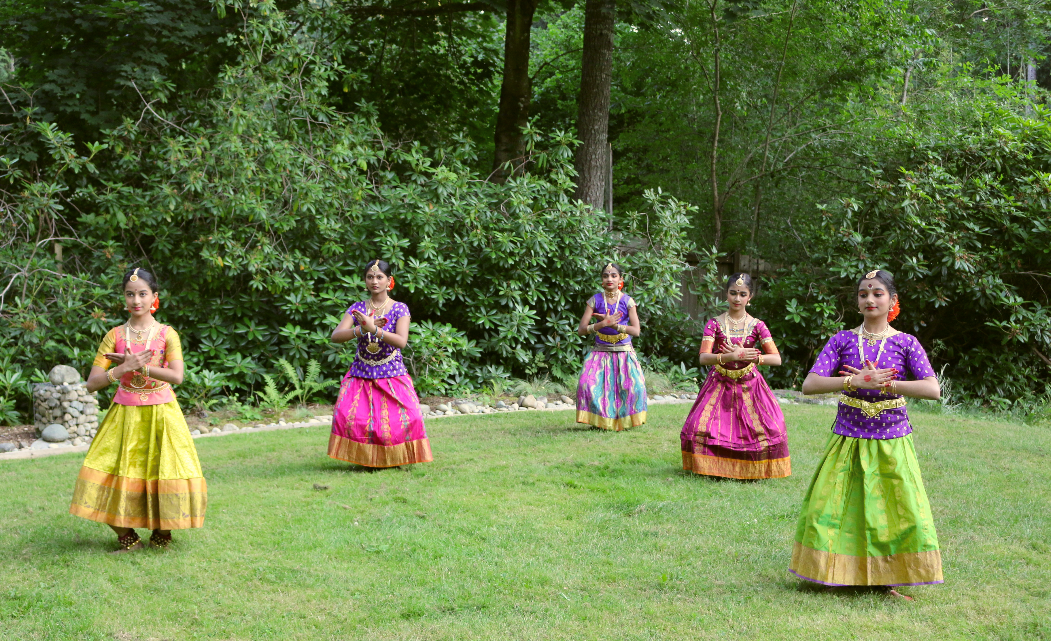 JUSTstep dancers performing outdoors